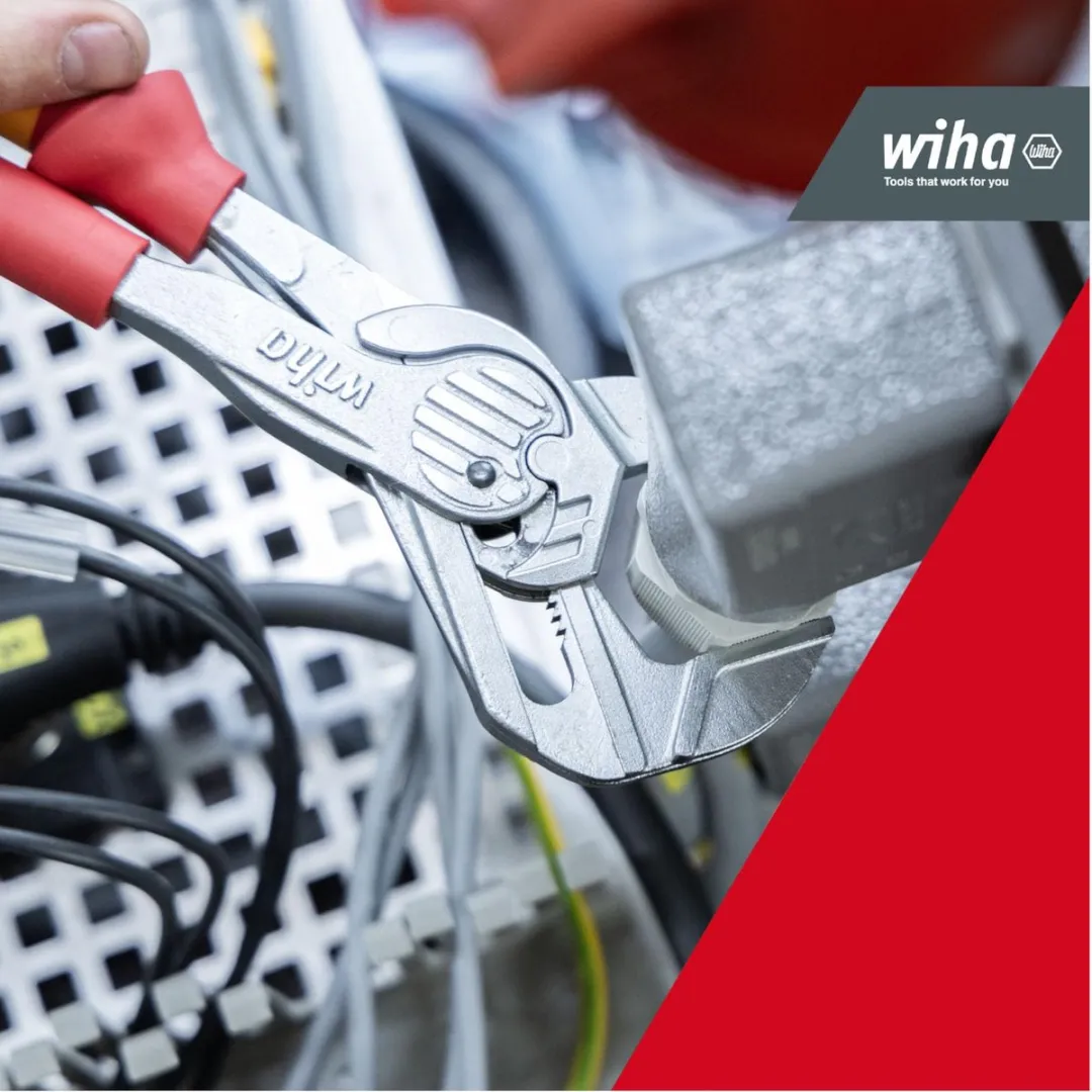 Wiha 4466901 VDE Geïsoleerde Sleuteltang 250mm - Zilver/Geel/Rood