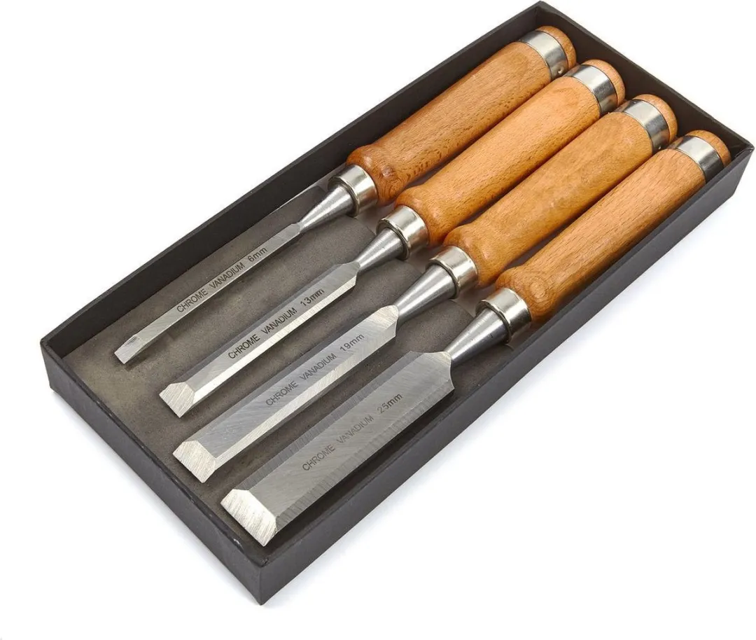 HBM 4 Delige Steekbeitelset - 4 Stuks