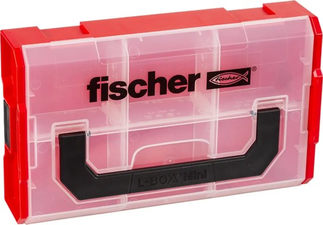 Fischer FixTainer 533069 - Leeg - Rood/Zwart/Transparant - afbeelding 6 van 6