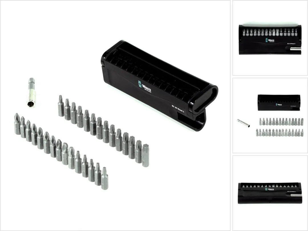 Wera 5057432001 Bit-Check 30 Wood 2 Bitset - 30-delig