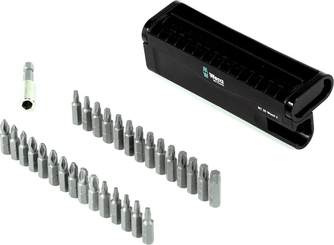 Wera 5057432001 Bit-Check 30 Wood 2 Bitset - 30-delig