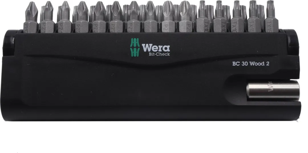 Wera 5057432001 Bit-Check 30 Wood 2 Bitset - 30-delig