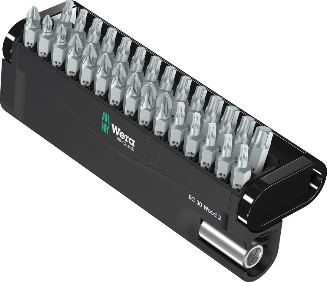 Wera 5057432001 Bit-Check 30 Wood 2 Bitset