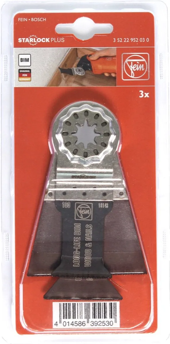 Fein 35222952030 E-Cut Zaagbladenset 3-delig - o.a. Aluminium/Hout