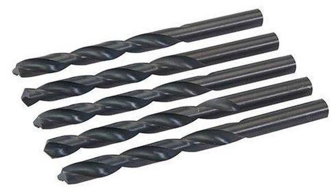Silverline Metaalboor HSS-R 12mm - 5 Stuks - Zwart oxide