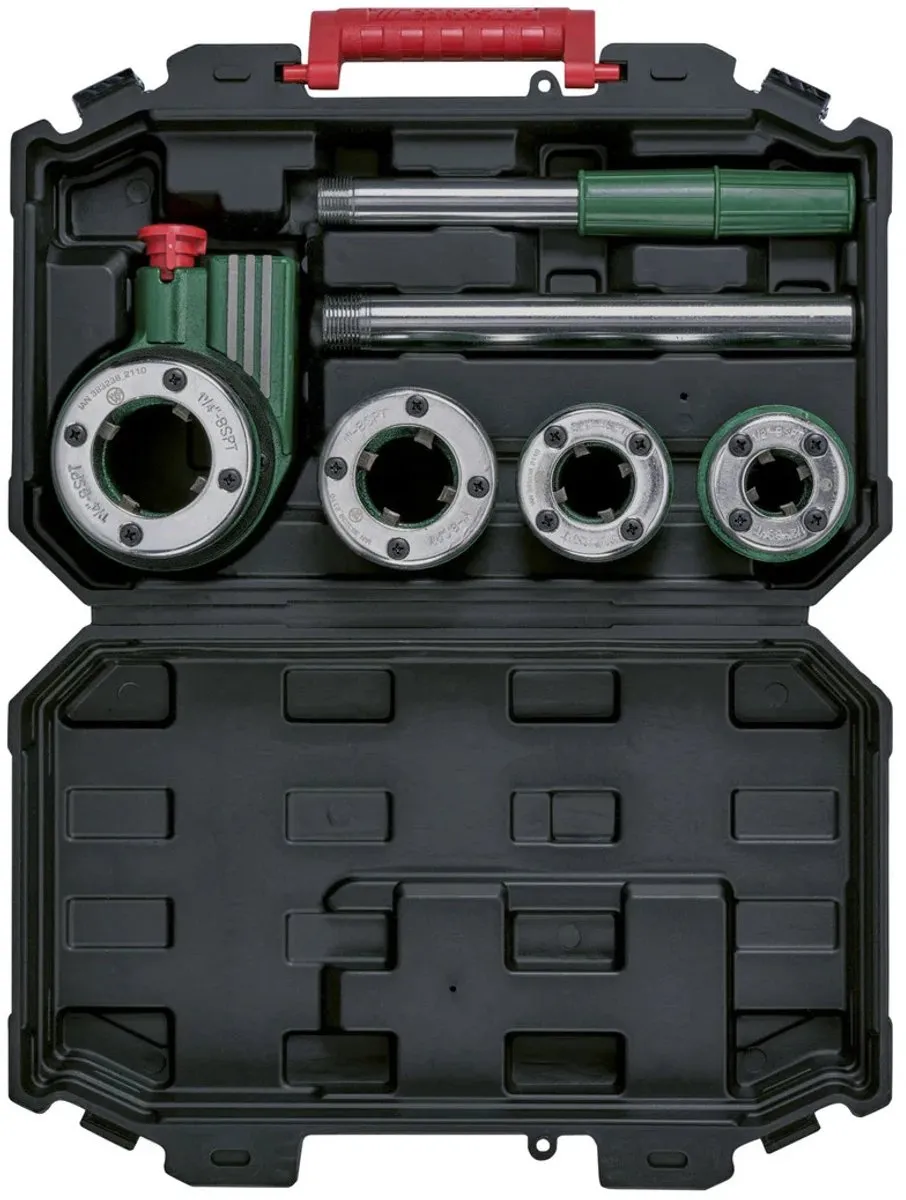 PARKSIDE Tapratel Set 6-delig - 4x Draadsnijkoppen