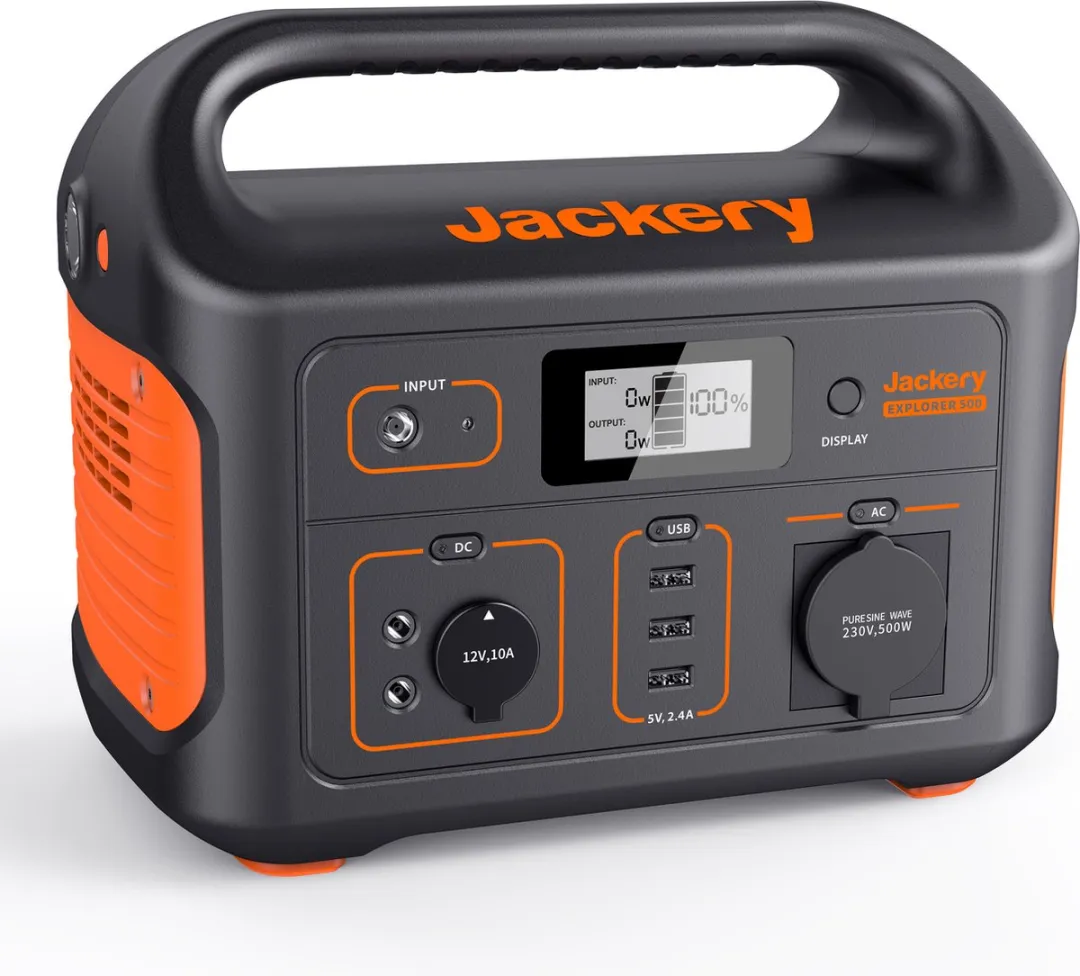 Jackery Explorer 500 Powerstation 518Wh