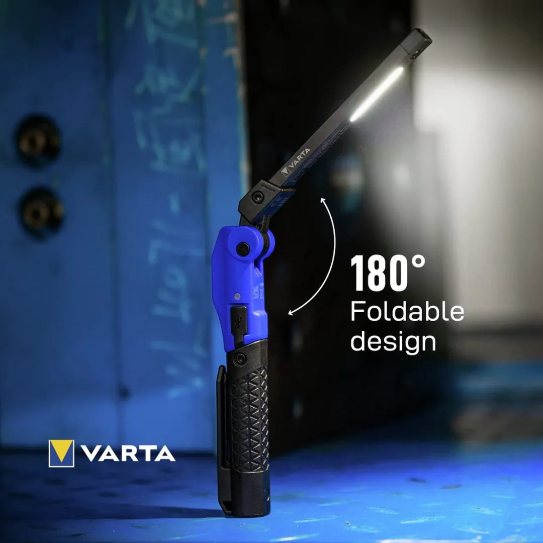 Varta Multifunction Light F20R Werklamp - 100 Lumen - Zwart/Blauw