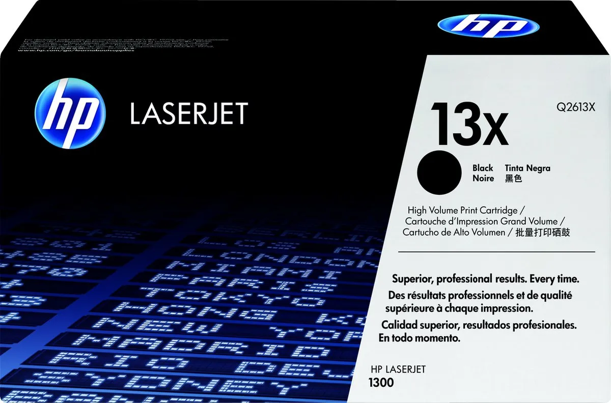 HP 13X Tonercartridge Zwart - 4000 Pagina's