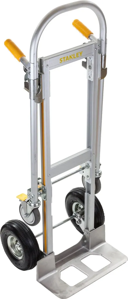 Stanley 2-in-1 Steekwagen SWXTI-MT515 - 250kg - 118x52x103cm - Zilver/Zwart/Geel