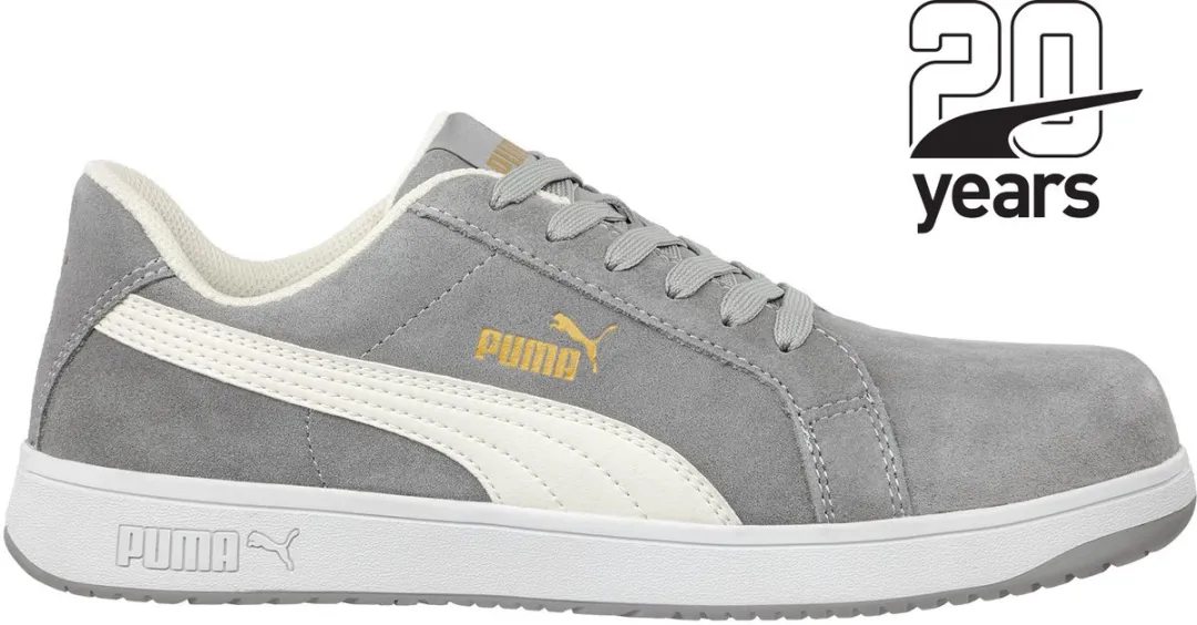 PUMA Icon Suede Grey S1P Veiligheidsschoen 39
