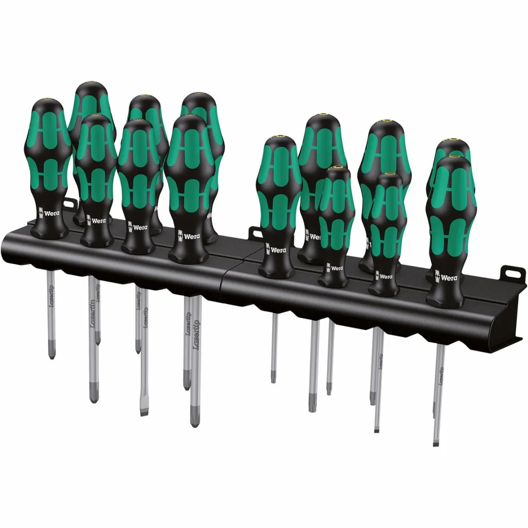 Wera Big Pack 300 Schroevendraaierset - 13-delig - Zwart/groen