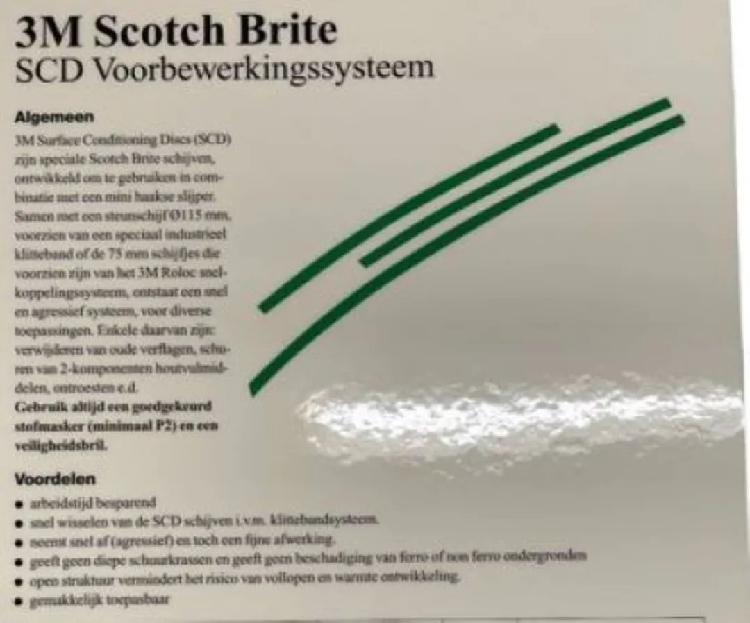 3M Scotch-Brite SCD Kofferset 7480K - 35 Stuks
