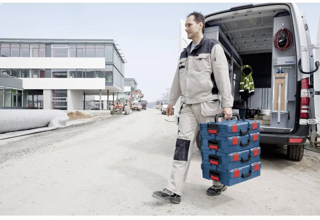 Bosch Professional L-Boxx 136 Systeemaccessoires - Blauw/Rood
