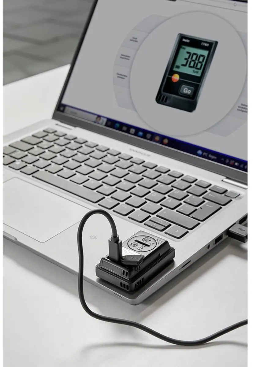 Testo 174 H Temperatuur/Vocht Datalogger -20 tot 70°C - afbeelding 6 van 6