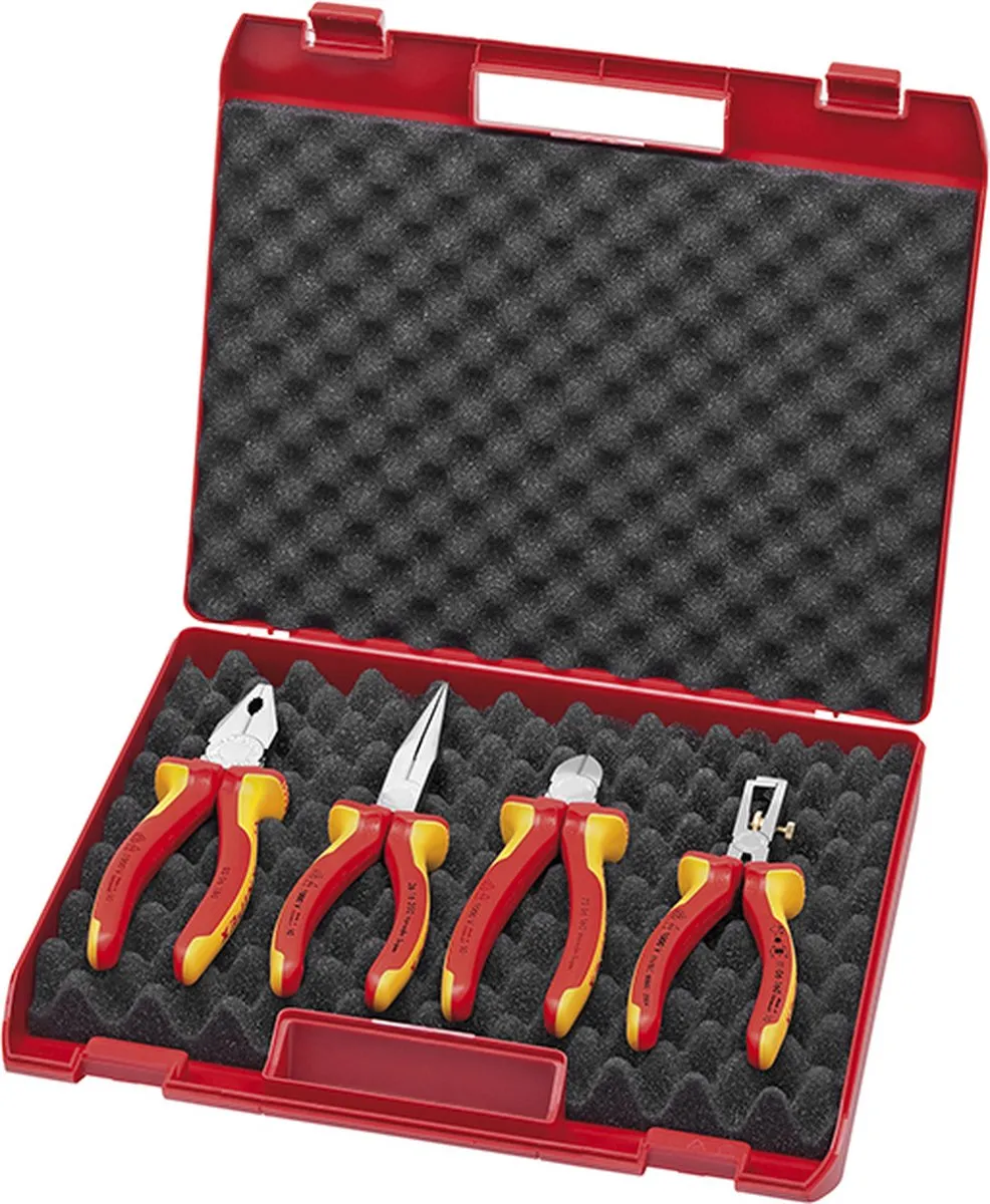 Knipex 00 20 15 Tangenset 4-delig VDE