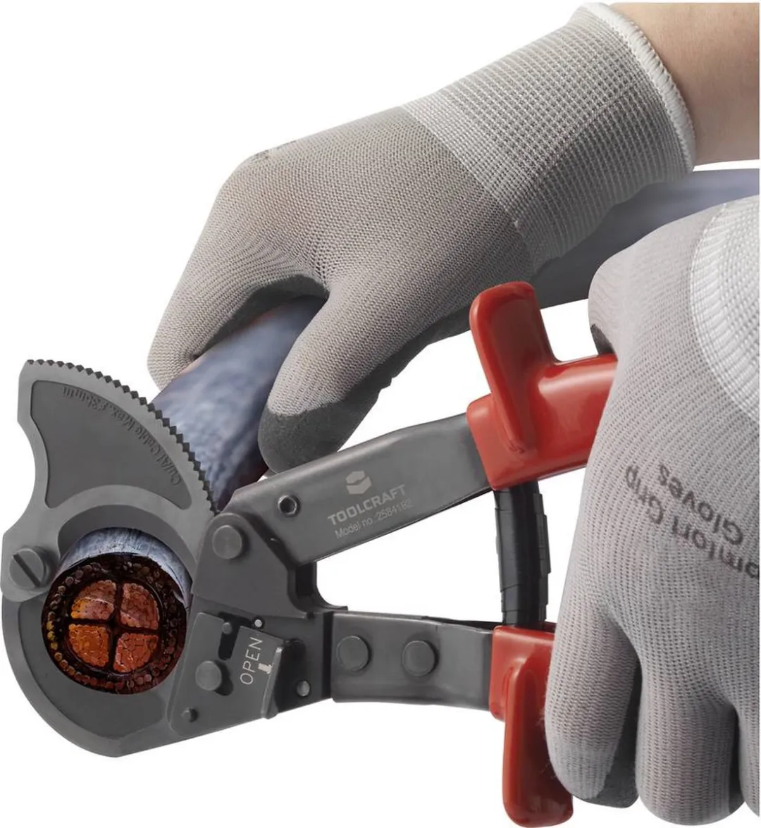 TOOLCRAFT TO-7752546 Ratelkabelsnijder 35mm 240mm²