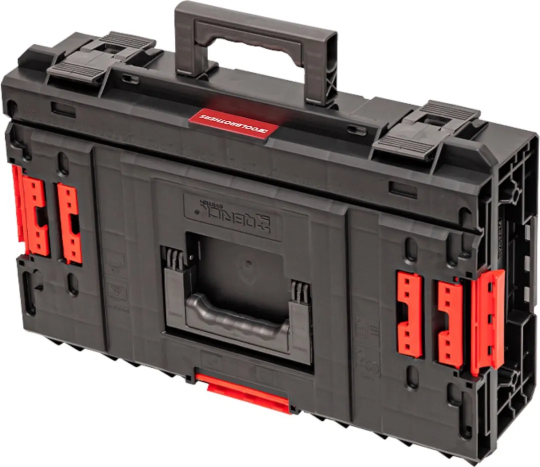 Toolbrothers RHINO XXL Gereedschapskoffer ECO Vario+ M - IP66 - Rood/Zwart - afbeelding 2 van 6