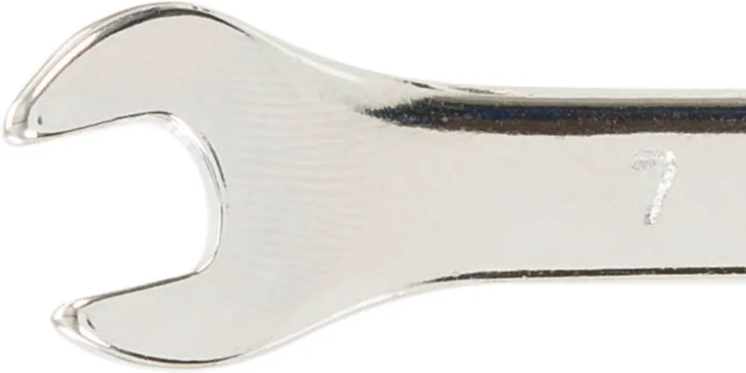 Silverline Steekringsleutel 7mm - Geharde chroom hoogglans