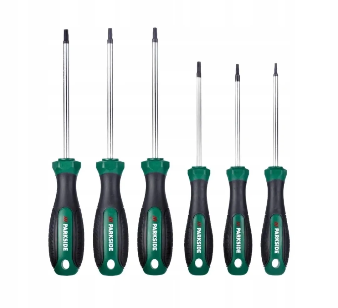 Parkside Torx Schroevendraaierset 6-delig - T10/T15/T20/T25/T27/T30