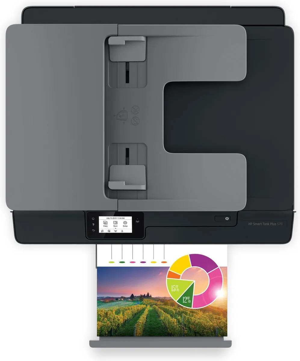 HP Smart Tank Plus 570 Printer - Wit - 3 Jaar Inkt - afbeelding 6 van 6
