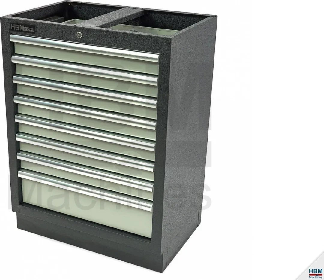 HBM 8 Laden PROFI Gereedschapskast - 8 Stuks
