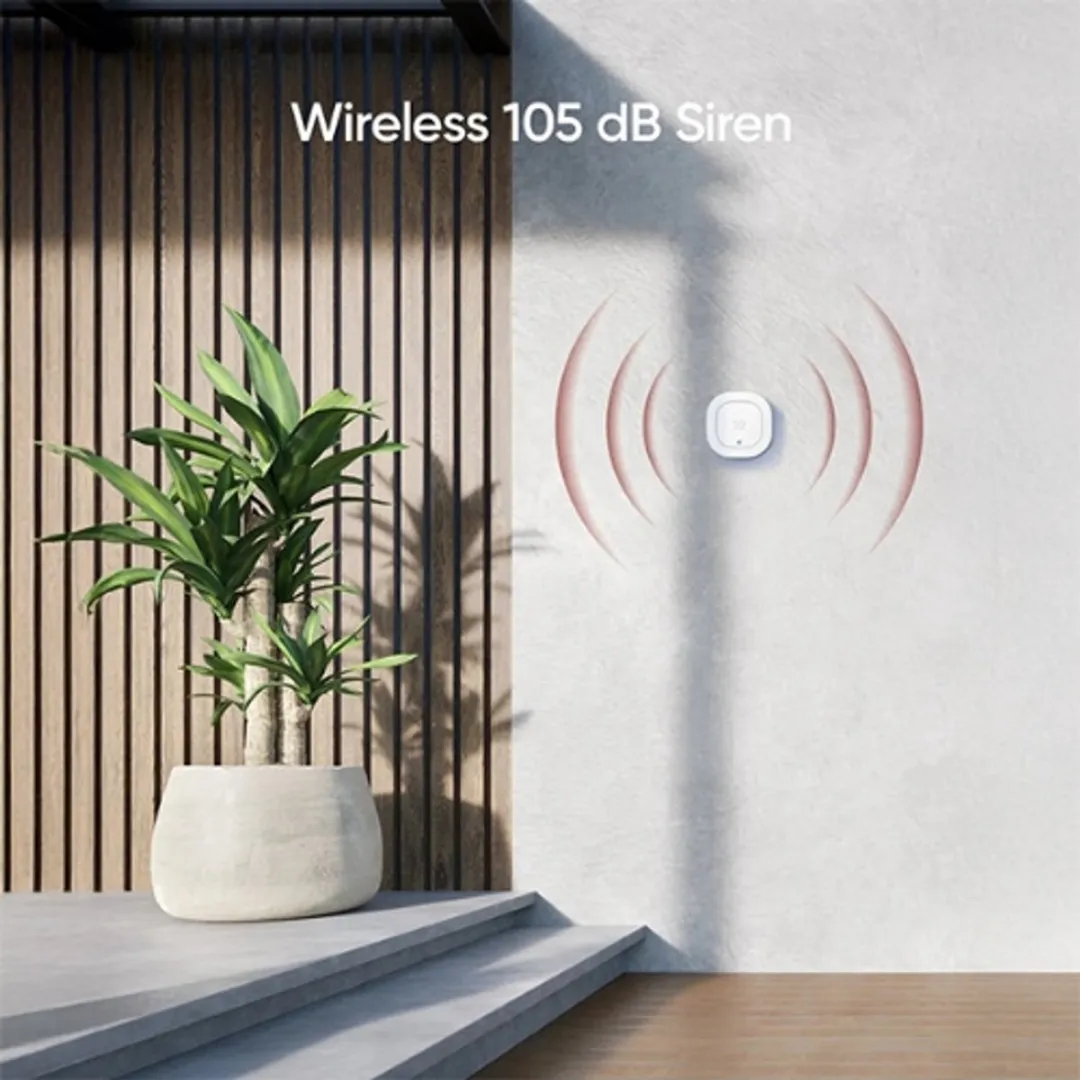 Eufy Security Siren T89703D1 - Draadloos Alarm 105dB - Wit