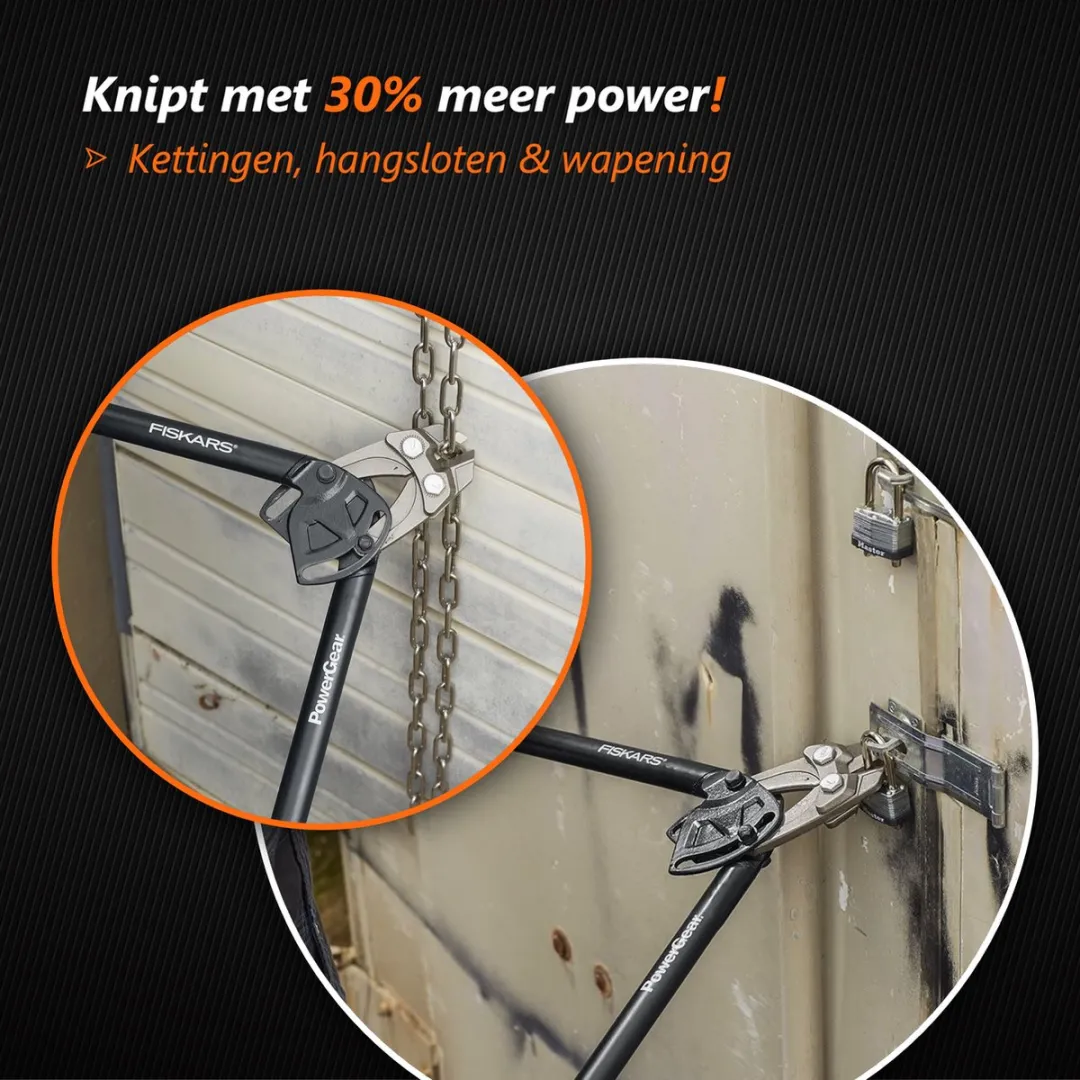 Fiskars Pro Betonschaar 61cm - Zwart/Oranje