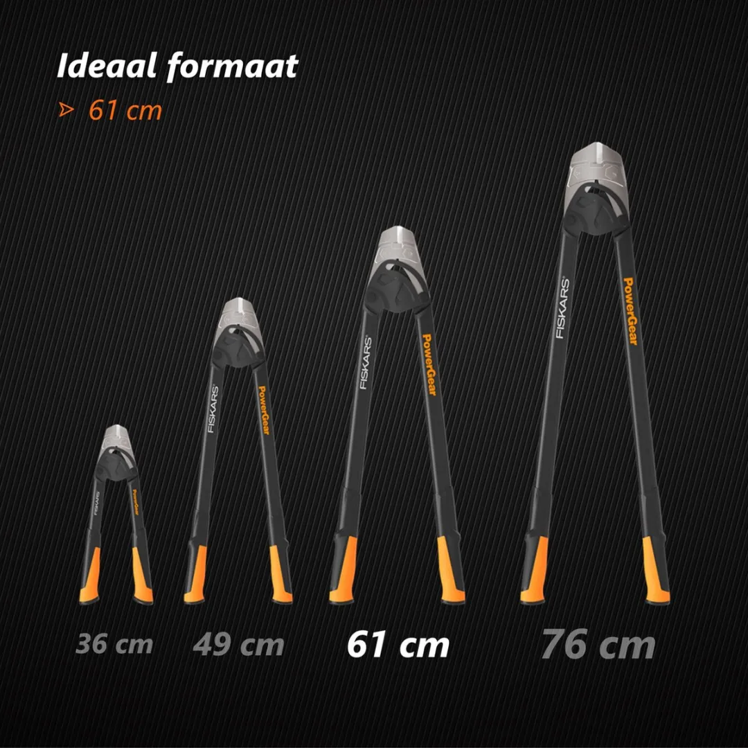 Fiskars Pro Betonschaar 61cm - Zwart/Oranje