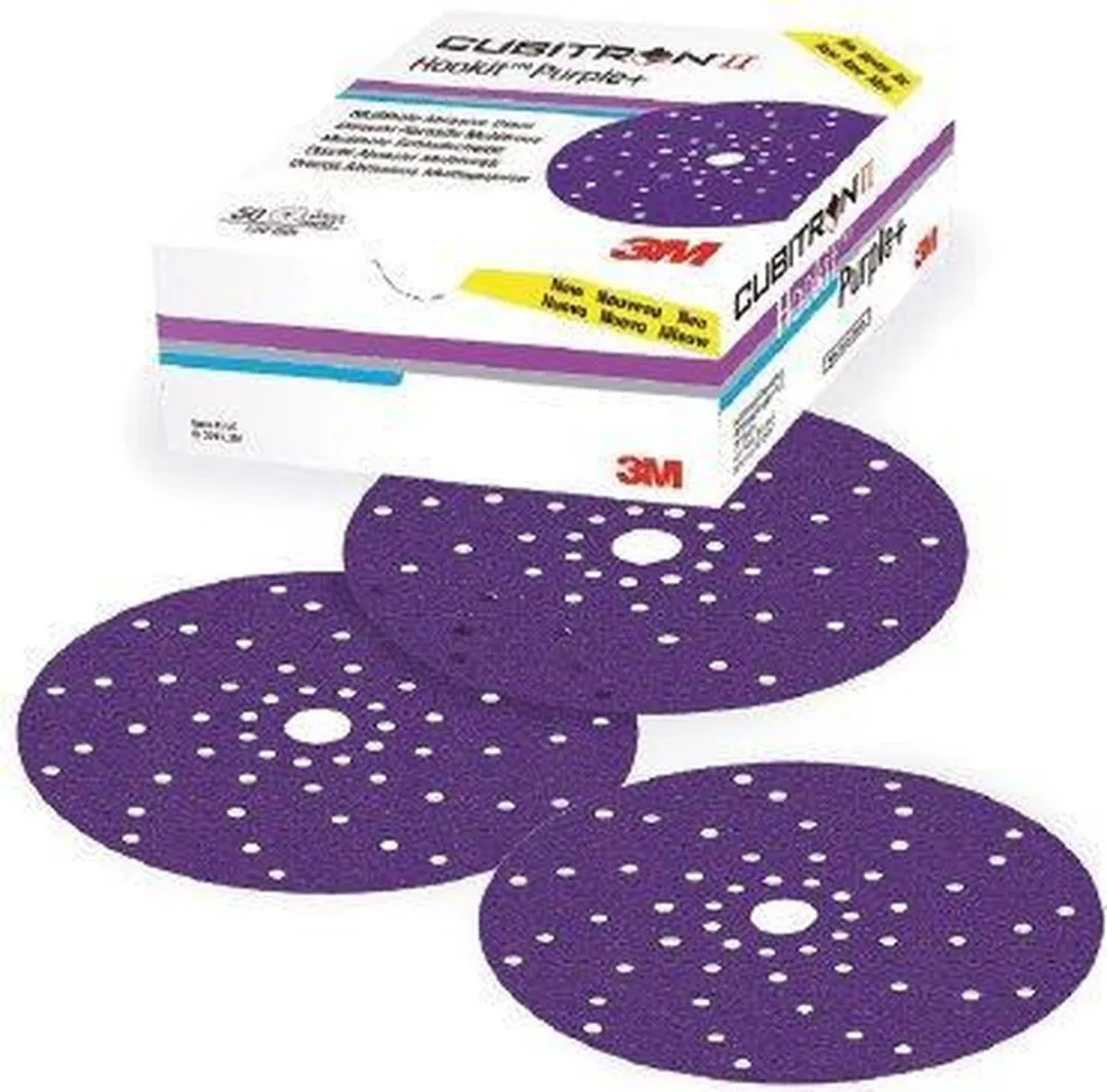 3M Hookit Purple+ Cubitron II Schuurschijven 150mm P150 - 50 Stuks
