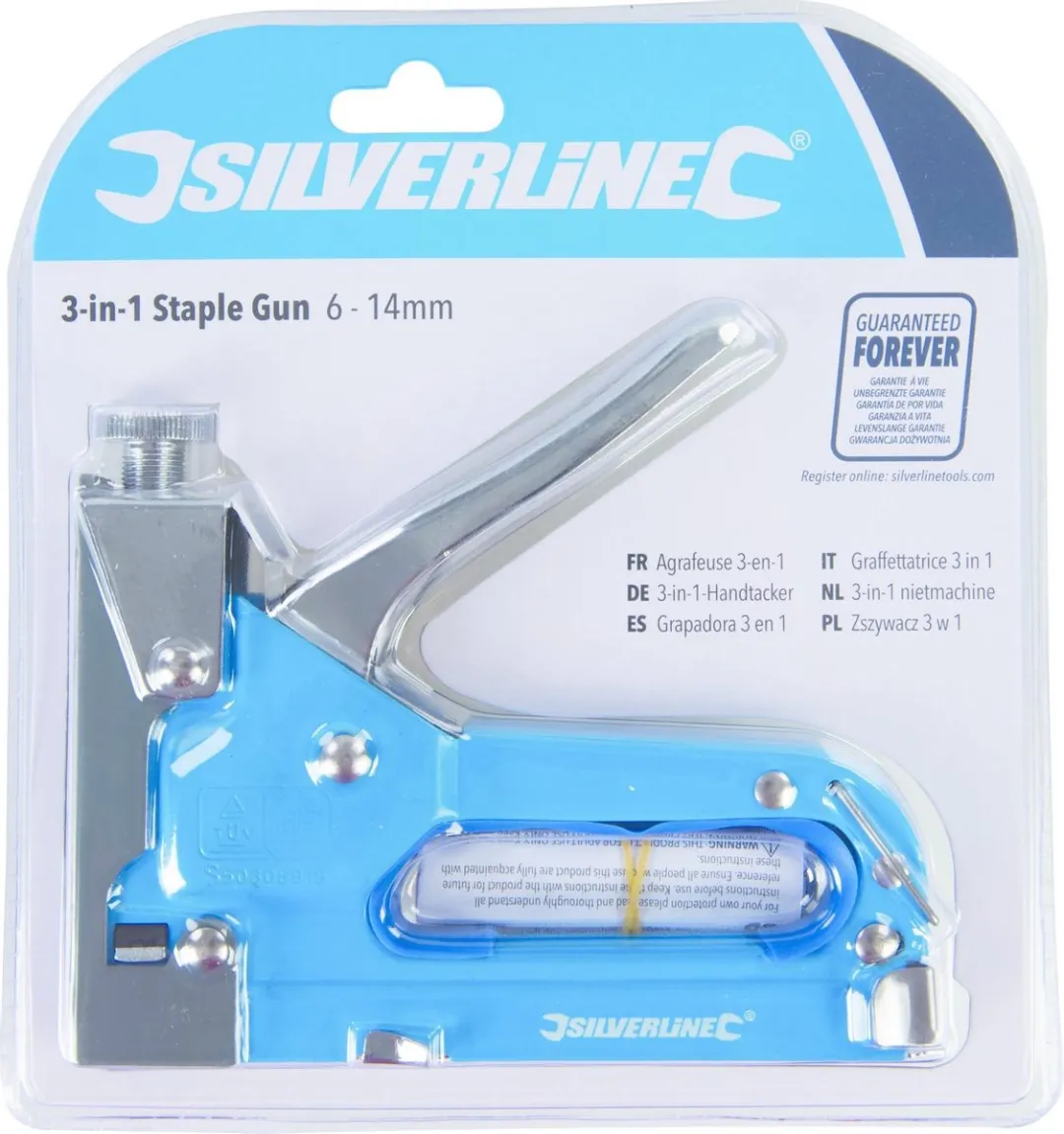 Silverline Nietmachine 4-14mm - voor Nieten/Spijkers