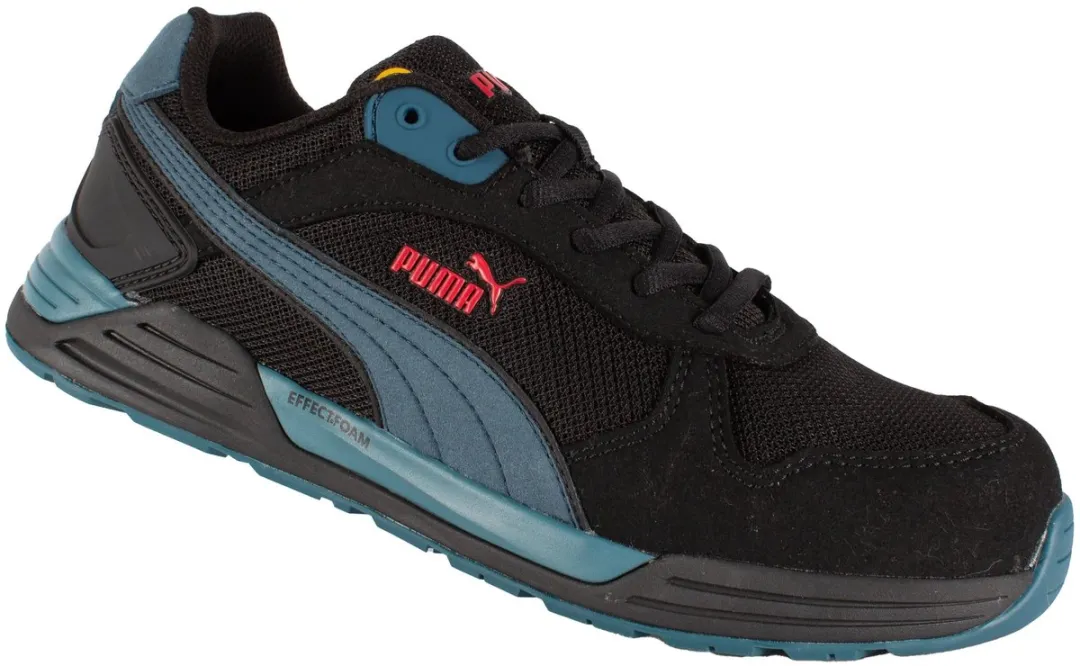 PUMA Frontside Laag S1P - Zwart/Blauw 47