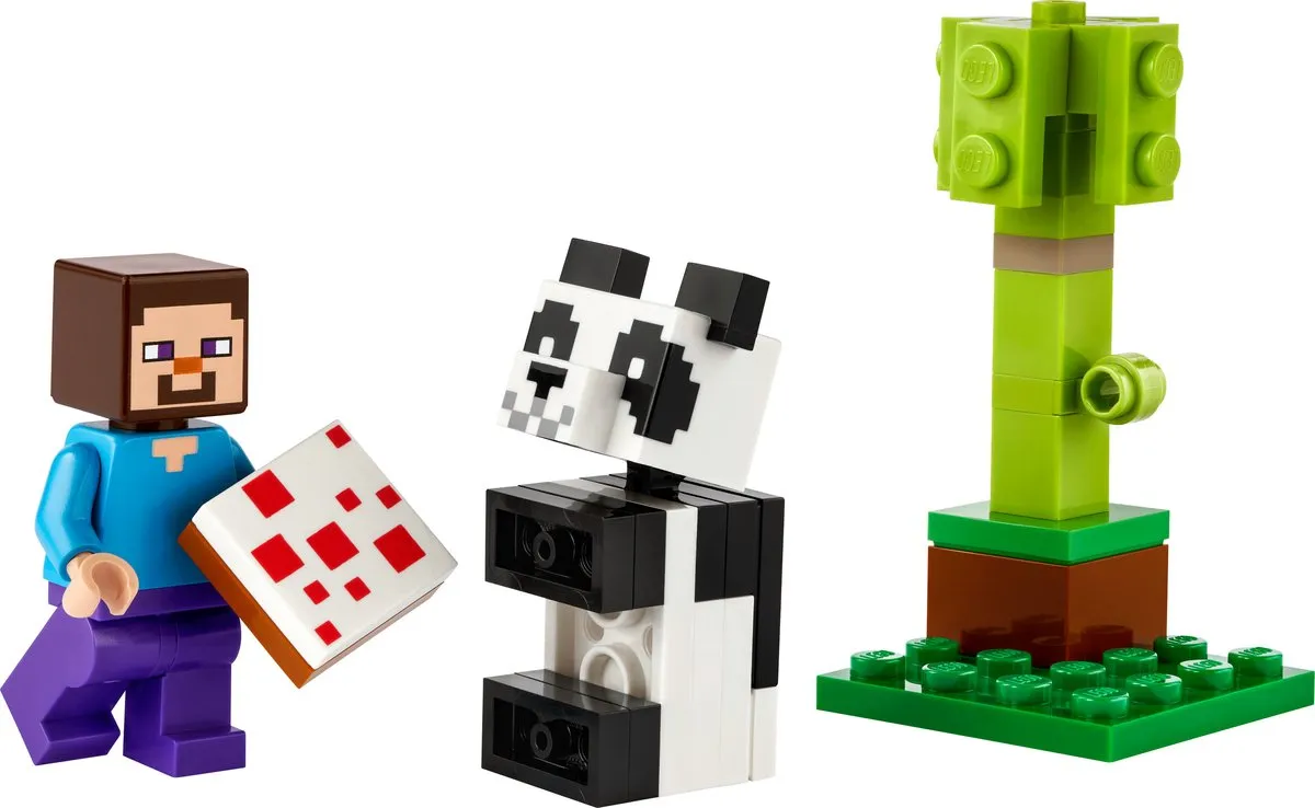 LEGO Minecraft Steve en Babypanda 30672 - 35 Stukken