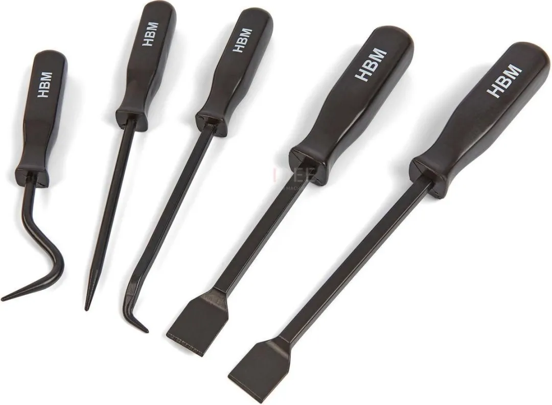 HBM 5-delige Profi Pakkingschraper Set