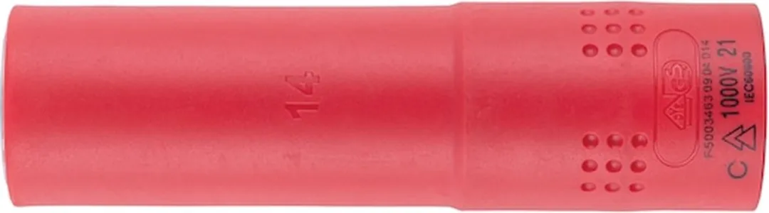 Würth VDE Dopsleutel 14mm 1/2 inch Lang
