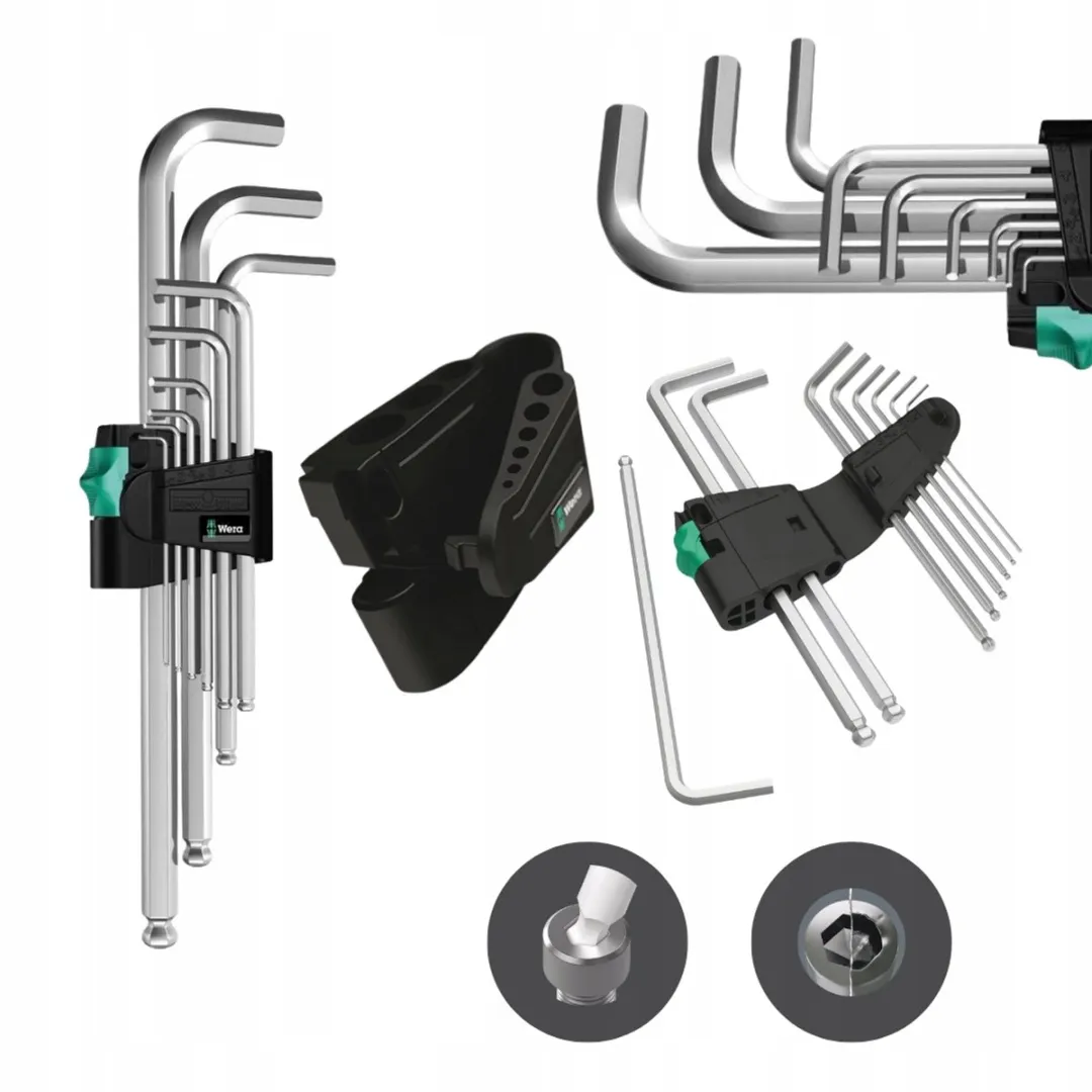 Wera Hex-Plus Inbussleutelset 9-delig