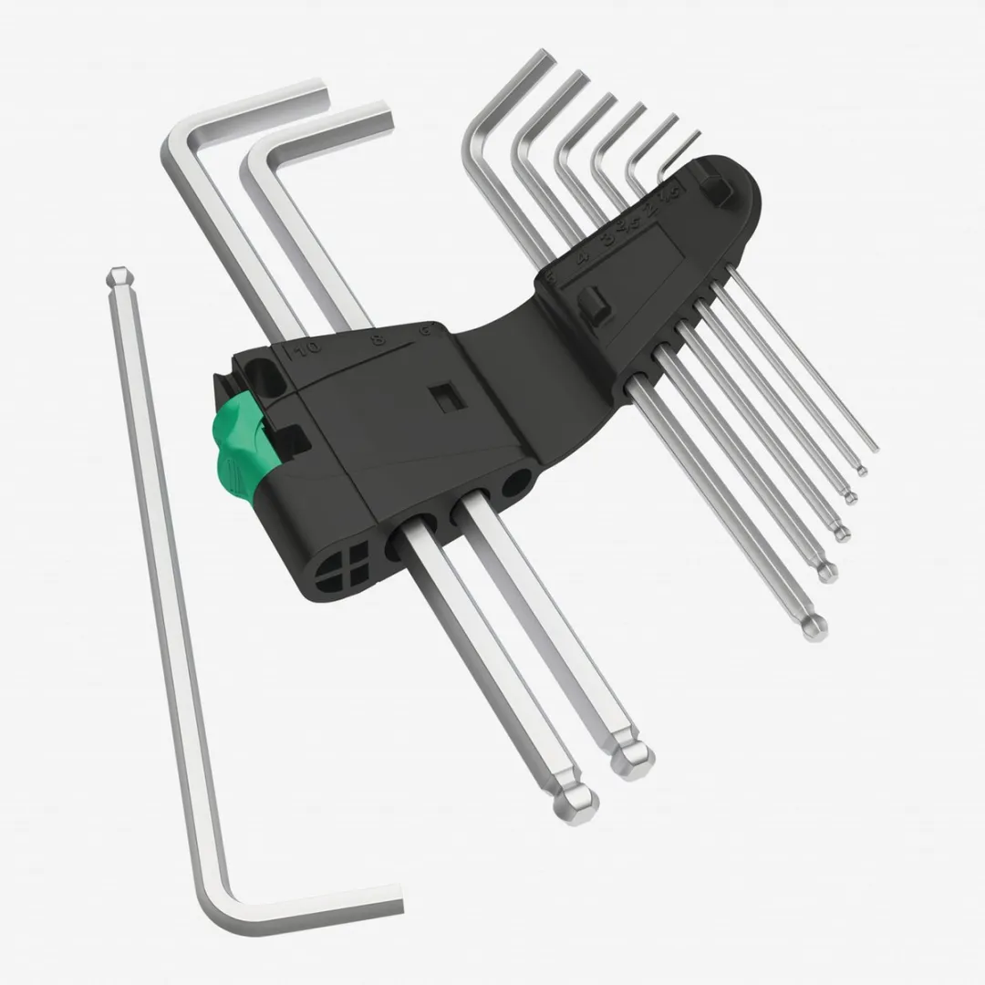Wera Hex-Plus Inbussleutelset 9-delig - Metrisch