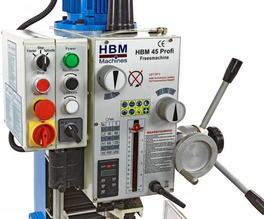 HBM BF 45 Profi Freesmachine - 400 Volt