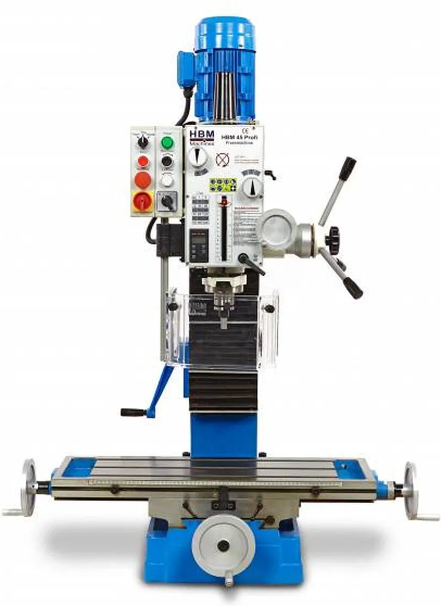 HBM BF 45 Profi Freesmachine - 400 Volt