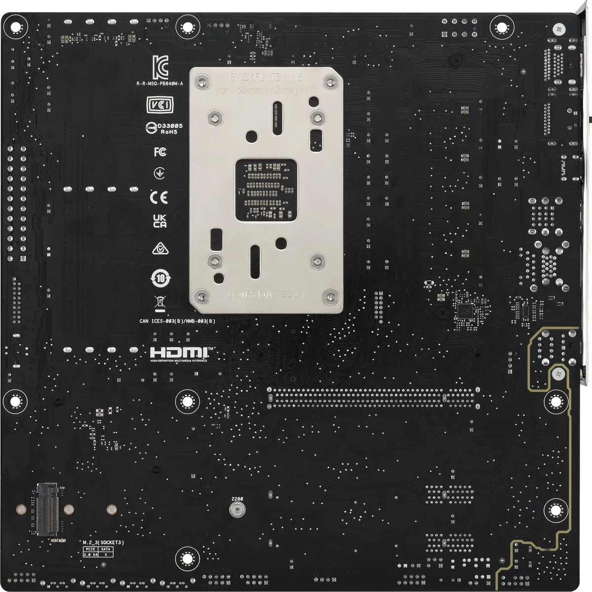 ASUS PRIME B840M-A-CSM Moederbord - AM5 - Micro-ATX