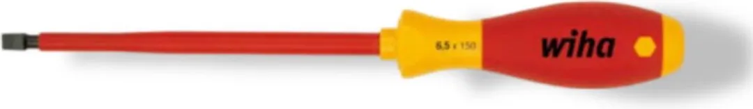 Wiha 320N035100 Schroevendraaier Gleuf 3.5x100mm - Rood