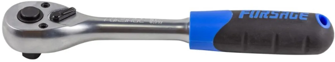 Forsage Rechte Ratelsleutel 3/8" - 45 Tanden - Rubberen Handgreep