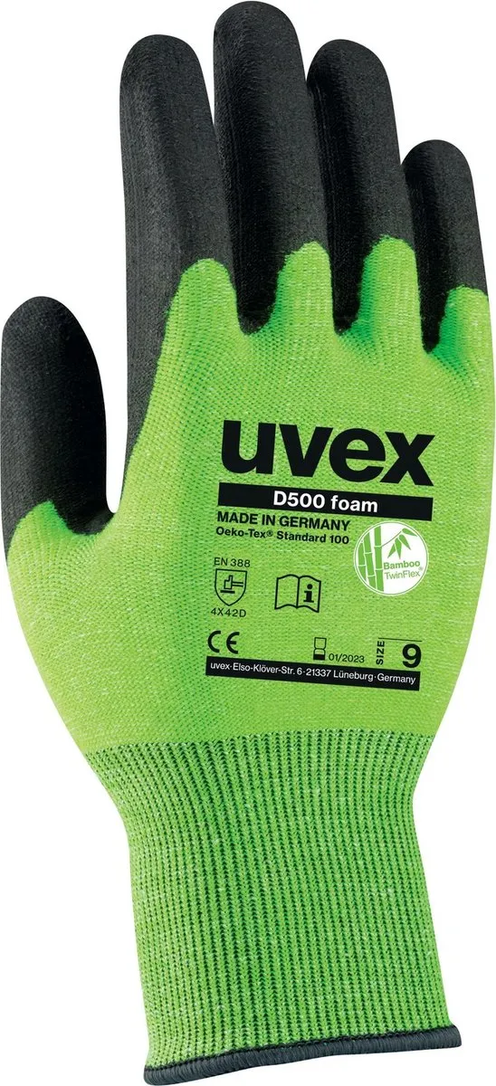 Uvex D500 Snijbeschermingshandschoen Maat 10