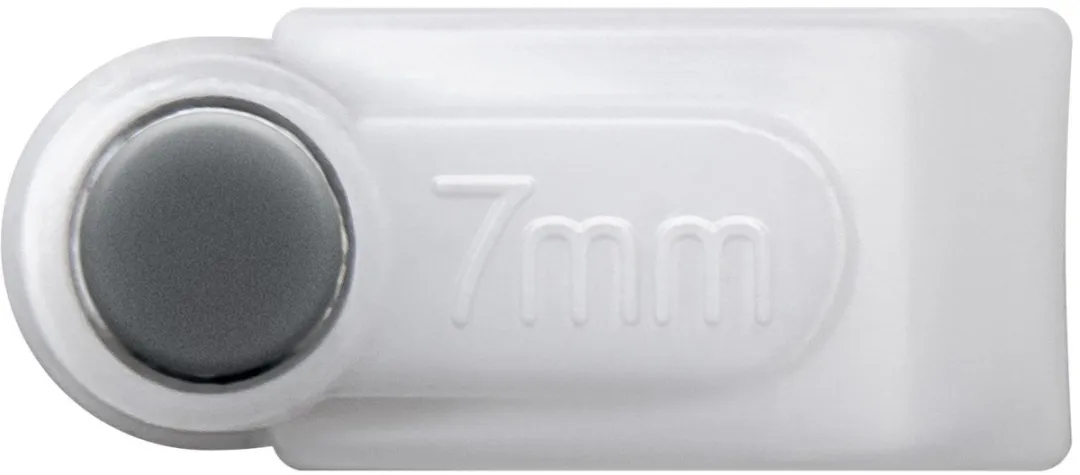 Kabelklemmen met spijker voor kabels tot 7mm - 100 stuks / wit