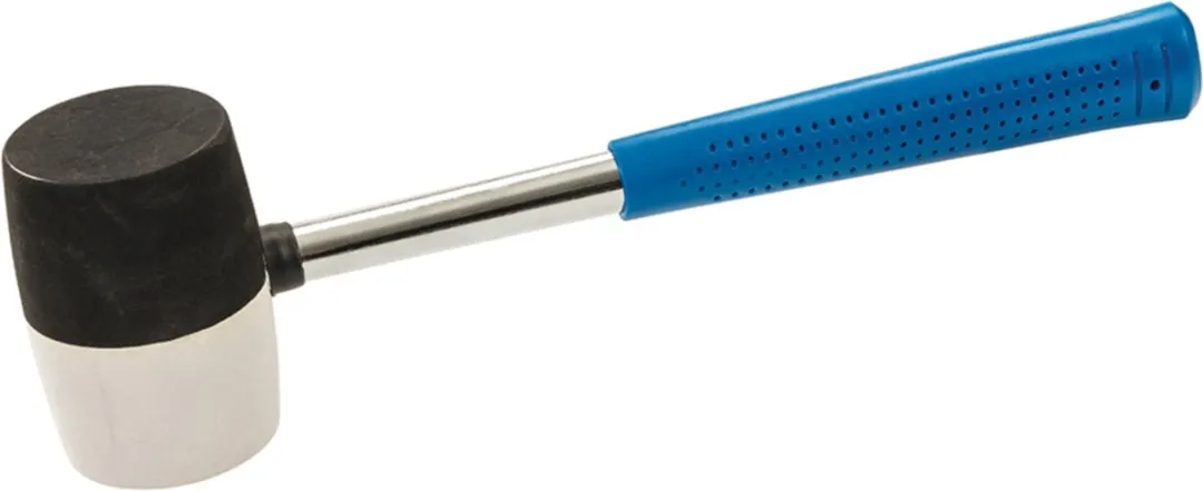 Silverline Rubberen Combinatiehamer 454g - Stalen Schacht