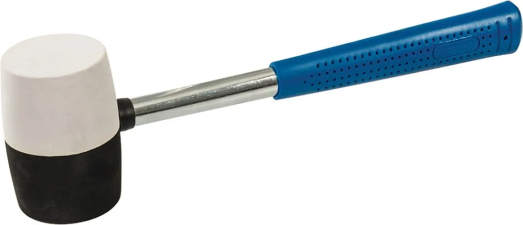 Silverline Rubberen Combinatiehamer 454g - Stalen Schacht