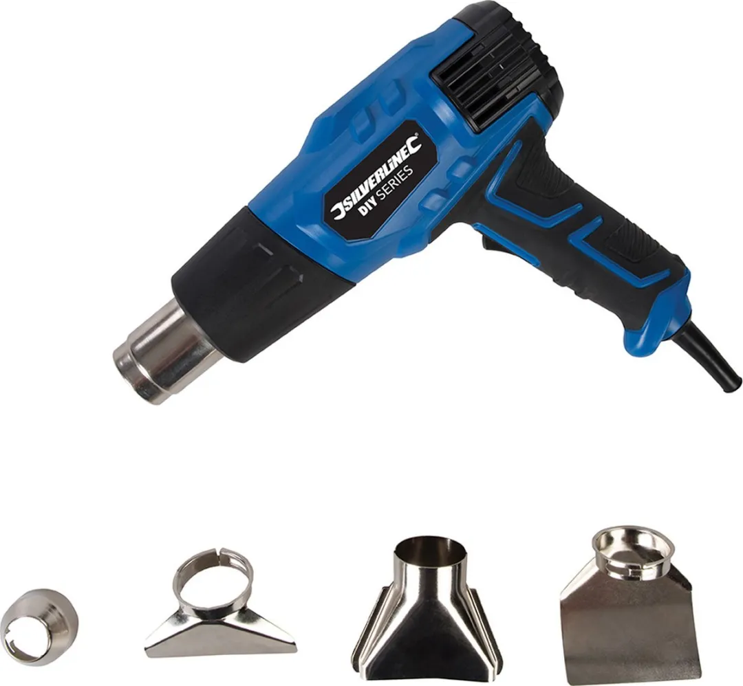 Silverline Heteluchtpistool 2000W 127655 - afbeelding 6 van 6