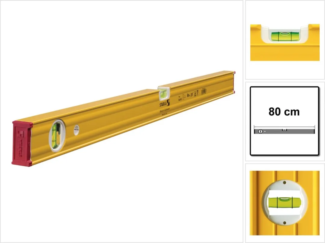 Stabila Waterpas 80AS Blok 80cm