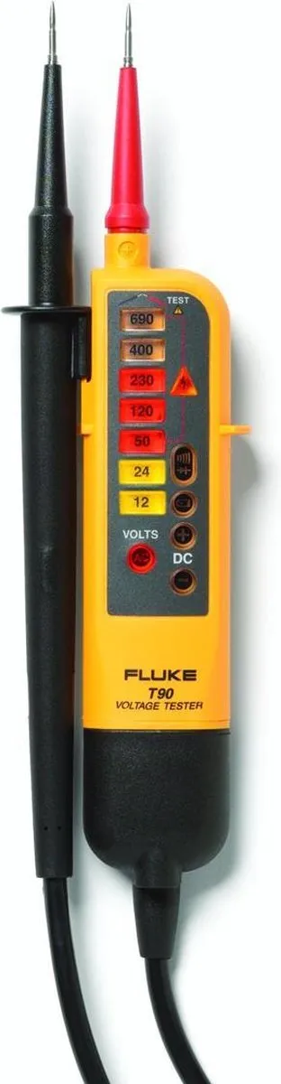 Fluke T90 Tweepolige spannings- en doorbeltester - AC/DC 690V