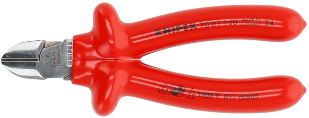 Knipex 70 07 160 Zijsnijtang 160mm - VDE S - Zwart